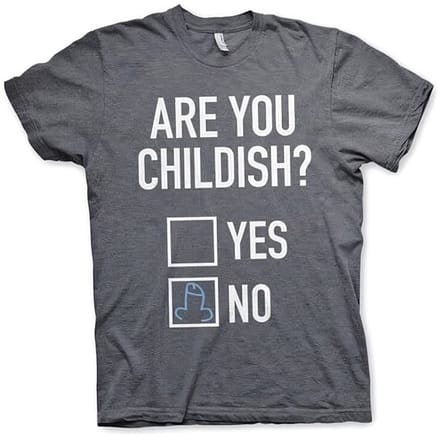 Hybris Are You Childish T-shirt Dark-Heather