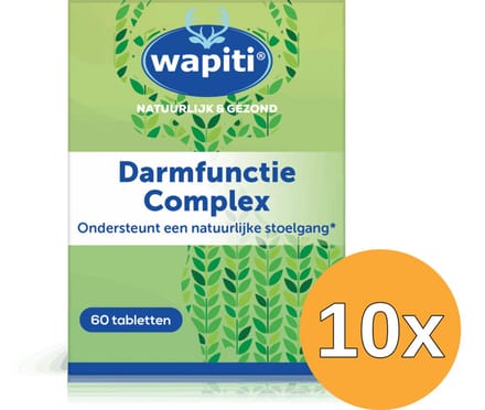 10x Wapiti Darmfunctie Complex (60 tabletten)