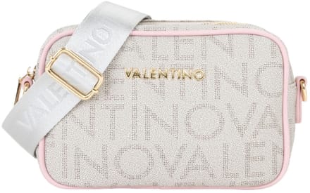 VALENTINO schoudertas Regina Re Camera Bag Beige / Rosa Lichtgrijs