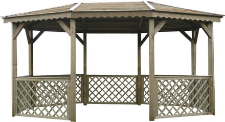 Solid Paviljoen S7708 Geïmpregneerd Hout 445x340cm