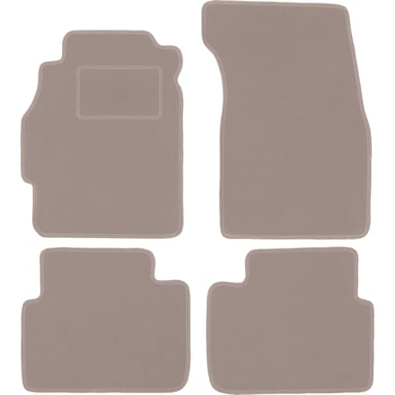 Beige veloursmatten voor: Honda Civic VI hatchback 3-deurs (1995-2001)