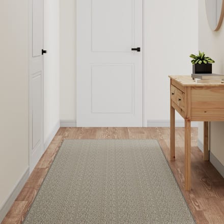 vidaXL - Tapijtloper - 80x300 - cm - sisal-look - platina