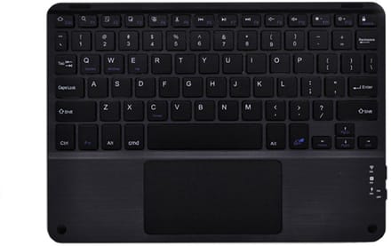 Draadloos Touchpad Toetsenbord voor Tablets Black L