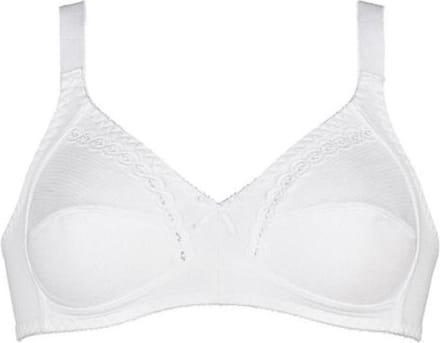 Naturana 100% katoenen soft BH zonder beugels 80E wit