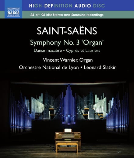 Vincent Warnier, Orchestre National De Lyon, Leonard Slatkin - Saint-Saëns: Symphony No.3 'Organ' (Blu-ray)