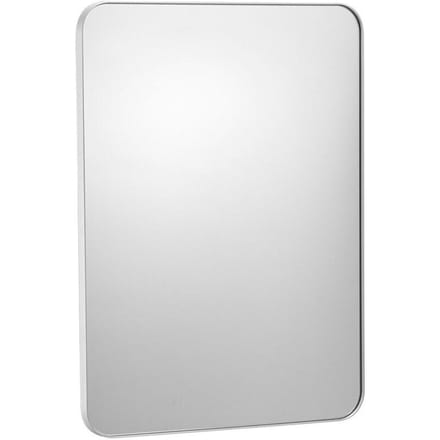 Miroir Mural Carré 22  x 30  avec Cadre en Alliage d'Aluminium