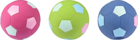 Flamingo Hondenspeelgoed Latex Voetbal - Roze/Groen/Blauw -