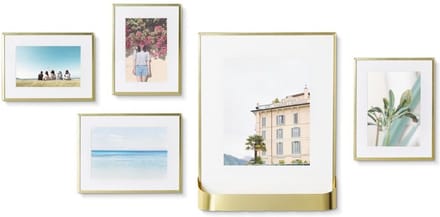 Umbra - Umbra Matinee Fotodisplay Set van 5 Messing Mat