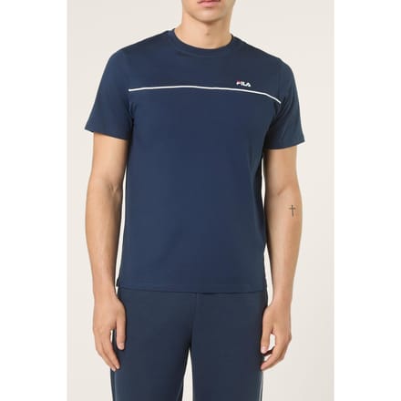 FILA Narnali Regular Blocked T-shirt Black Iris Taglia: M | Magliette basic Outlet | Uomo | Nero