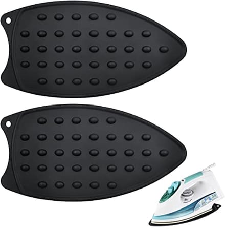 2stuks Silicone Strijkijzer Steunpads - Multifunctionele Hittebestendige Matten voor Strijkplank en Haarstylers