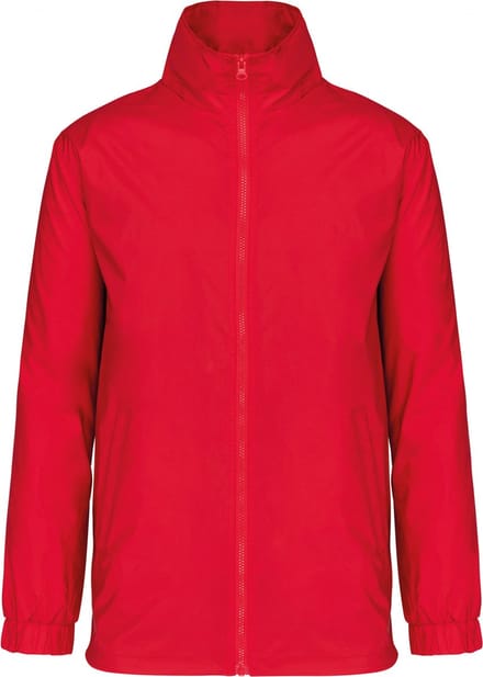 Kariban Gevoerde windbreaker heren K687 - Red - M