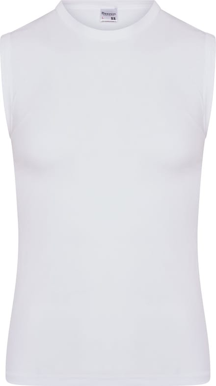 Beeren heren microfiber mouwloos shirt Young - XXL - Wit