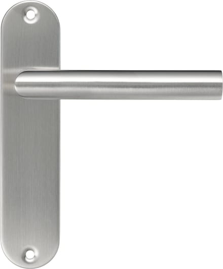 Rondo - Deurbeslag rvs - kort rond schild