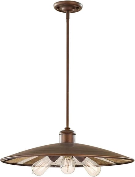 Feiss LED Hanglamp Urban Renewal | 3X E27 Max 60W | Dimbaar | Astral Bronze