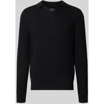 Gebreide pullover met ribboorden