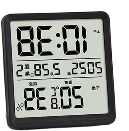 Digitale hygrometer - Vochtigheidsmeter thermometer - Luchtkwaliteit meten - Dubbele sensortechnologie - 8 x 2 x 82 cm - Wit
