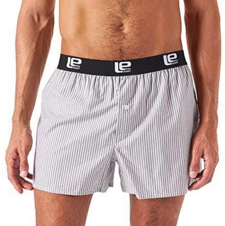 Amerikaanse boxershorts voor heren, set van 10, XL, lichtblauw/grijs