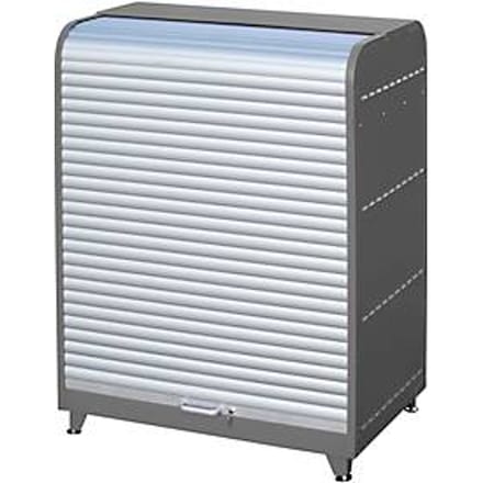 Rolkast voor gevaarlijke stoffen, Type RSG-1, grijs RAL7005