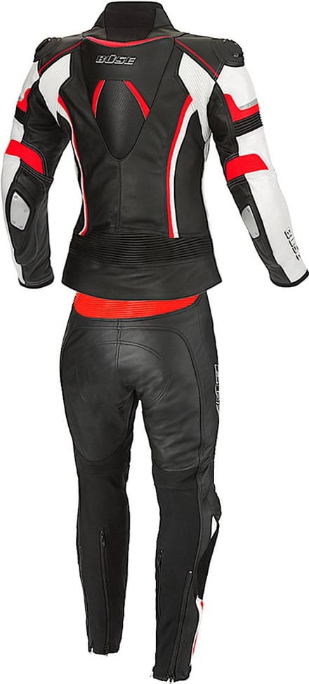 Büse Mille Dames Zwart Rood 2-Delig Motorpak - Racepak
