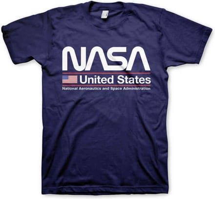 NASA Heren Tshirt -M- United States Blauw