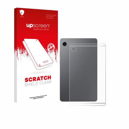 upscreen - Screenprotector voor Samsung Galaxy Tab A11 8.7" (Achterkant) - Folie Beschermfolie transparant