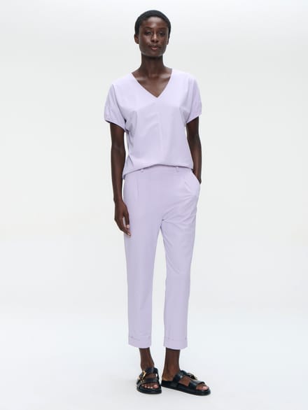 Isabelle top technical jersey | Lila - Lila / S