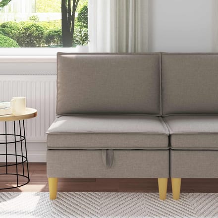 vidaXL - Sofa - met - opslag - Stof