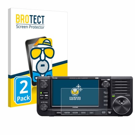 BROTECT - Screenprotector voor Icom IC-705 - Folie Beschermfolie matte 2 Stuks