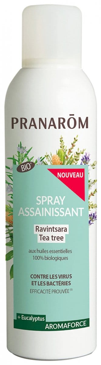 Pranarôm Aromaforce Sanitizing Spray Ravintsara Tea Tree Organic 150 ml