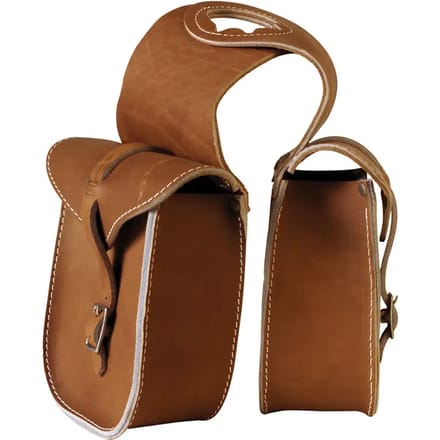Basis leren zadeltas voor paarden Lakota