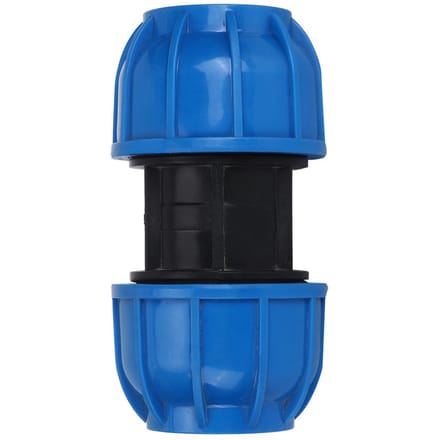 Waterpijp Koppelingen PE Plastic Rechte Pijp Koppeling Adapter 63mm naar 63mm