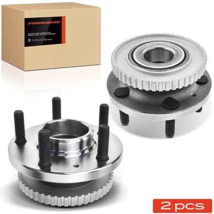 Frankberg 2x Wielnaaf Set Achter voor Nissan Micra II