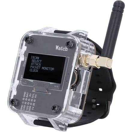 voor Deauther Watch V3S ESP8266 Buzzer Functie Draagbare WiFi IoT Beveiligingstesting Horloge voor black