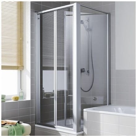 Kermi Ibiza 2000 side wall movable 90 x 185 cm I2TBD090181AK