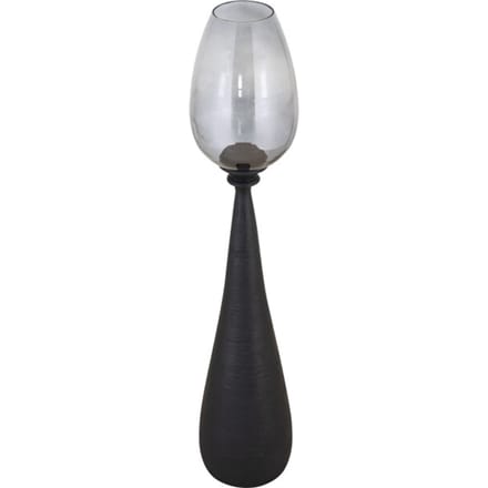 PTMD - Windlicht Midi - Zwart - 25x25x130cm