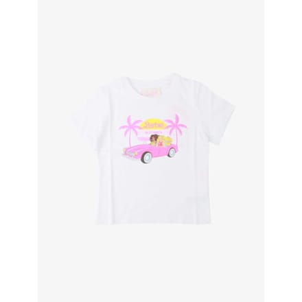 MC Saint Barth Meisjes t-shirt elly barbie in sb car
