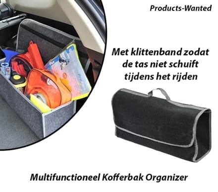 2-Stuks Multifunctioneel Kofferbak Organizer