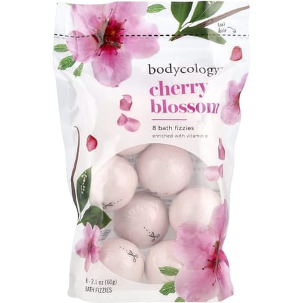 Bodycology, Bath Fiji, Cherry Blossom, 8 counts, 2.1 oz (60 g) white