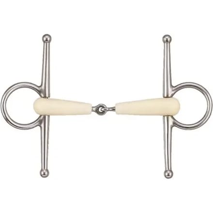 Enkelgebroken bit voor paarden Soyo Happy mouth