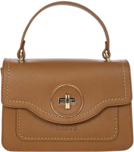 BRIC'S Handtas Schoudertas Gondola Hand Bag Leather Bruine