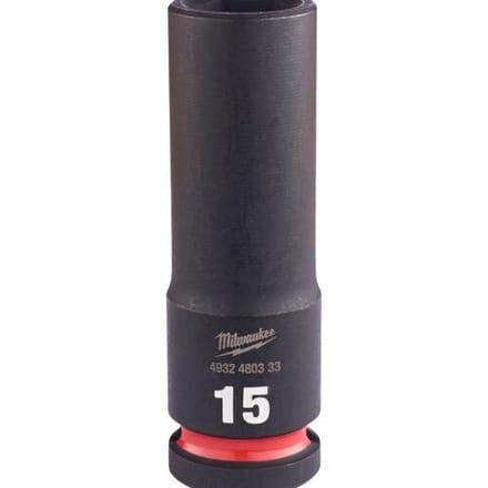 Milwaukee slagdop Shockwave 1/2 lang 15mm