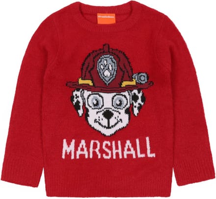 Paw Patrol Marshall - Jongens Rode Trui, Lange mouwen, Warm / 122