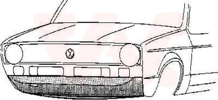 Van Wezel - FRAME VOOR VW GOLF I 1976-1983 HD138534VWAN