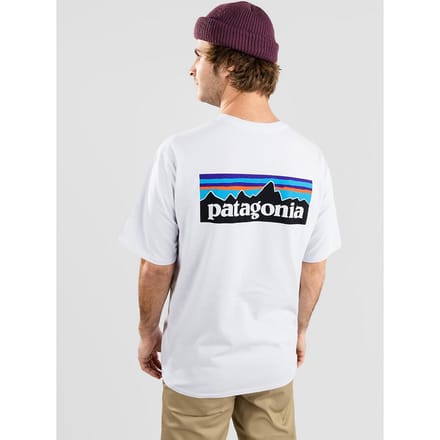 Patagonia P-6 Logo Responsibili T-Shirt wit