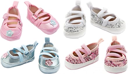 Heless Doll Ballerinas with Flexible Laces - 38-45 - Assorted