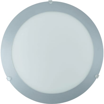 EGLO MARS 1 wandarmatuur/plafonniÃ¨re, wit, zilver