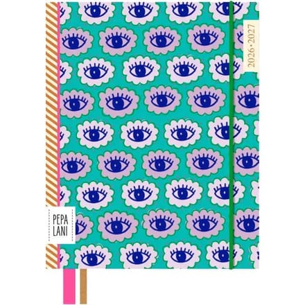 Pepa Lani A5 Schoolagenda 2026-2027 Eyes