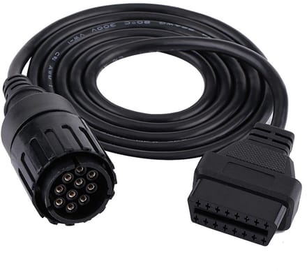10 Pin To 16 Pin OBD2 Motorcycle Adapter Cable for BMW ICOM-D Motorcycle, OBD2 Adapter Connector Diagnostic Cable