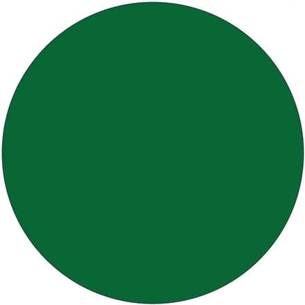 Rond donkergroen bord | gecoat dibond materiaal | 40 cm