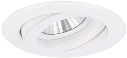 Verona - Inbouwspot Wit Rond - Kantelbaar - 1 Lichtpunt - Ø 82mm - Bladveren